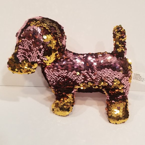 ๐Goffa Flip Sequins Plush Dog, EUC ๐$5 or 5 for $10๐ - Picture 2 of 13